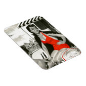 Red Hot Woman Magnet (Rechte Seite)