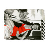 Red Hot Woman Magnet (Horizontal)
