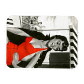 Red Hot Woman Magnet (Horizontal)