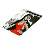 Red Hot Woman Magnet (Linke Seite)