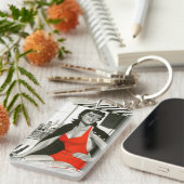 Red Hot Woman Schlüsselanhänger (Vorderseite rechts)