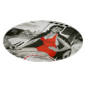Red Hot Woman Schneidebrett (Ecke)