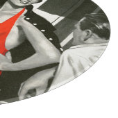 Red Hot Woman Schneidebrett (Ecke)