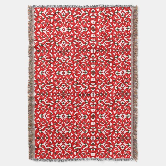 Red Hottt Chili Decke (Vorderseite Vertikal)