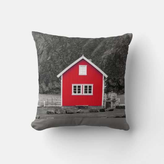 Red House Color Pop Kissen (Vorderseite)