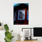 Red House-Fenster Poster (Heimbüro)
