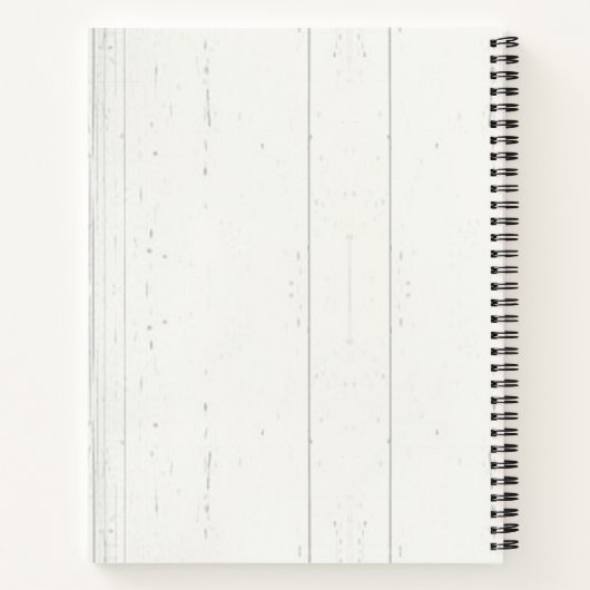 Red House Winter Scene Rezept Notebook Notizblock (Rückseite)