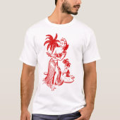 Red Hula Girl T - Shirt (Vorderseite)