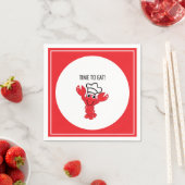 Red Hummer Bake Koch Hat Strip Serviette (Beispiel)