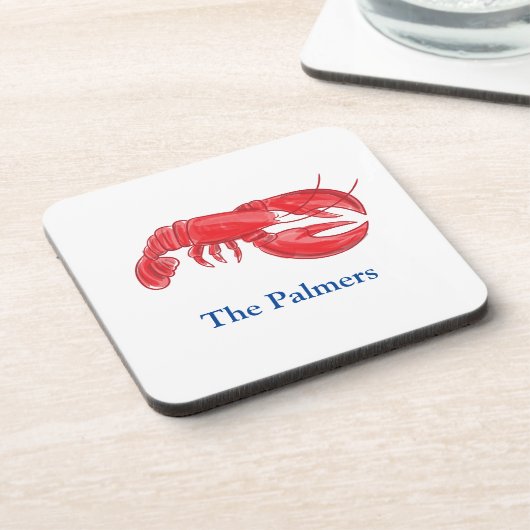 Red Hummer Personalisiert Getränkeuntersetzer (Linke Seite)