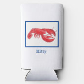 Red Hummer Personalisiert Selters Dosenkühler (Rückseite)