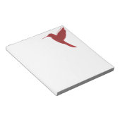 Red Hummingbird Notizblock (angewinkelt)
