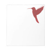 Red Hummingbird Notizblock (Vorderseite)