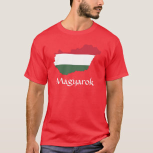 RED Hungary Flaggenplan Magyarok T - Shirt