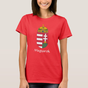 RED Hungary-Wappen Magyarok-T - Shirt