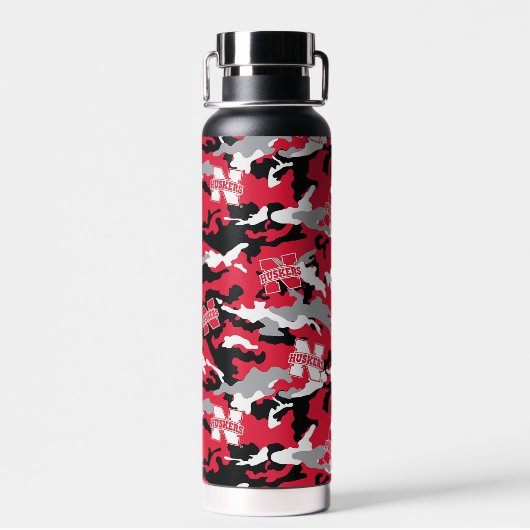 Red Huskers Camouflage Thopper infundiert Trinkflasche (Rückseite)