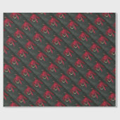 "Red Ibis" Foreut Fly Wrapping Paper Geschenkpapier (Flach)