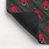 "Red Ibis Tiled" Trout Fly Mousepad (Ecke)