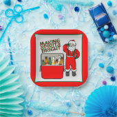 Red Ice Brust mit Bier und Santa Pappteller (Party)