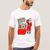 Red Ice Brust mit Bier und Santa T-Shirt (Vorderseite)
