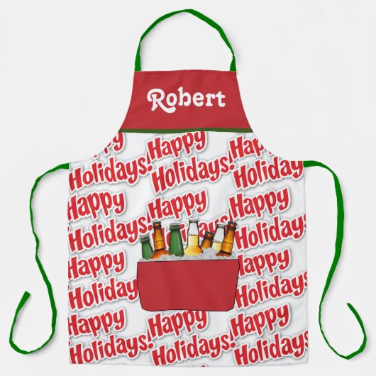 Red Ice Brust mit Bierfreuden Schürze (Vorderseite)