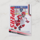 Red Ice Hockey Trading Card Telefonnummerkarte (Vorderseite)