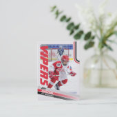 Red Ice Hockey Trading Card Telefonnummerkarte (Stehend Vorderseite)