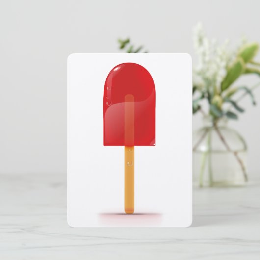Red Ice Lolly (Stehend Vorderseite)
