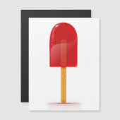 Red Ice Lolly Magnetkarte (Vorne/Hinten)