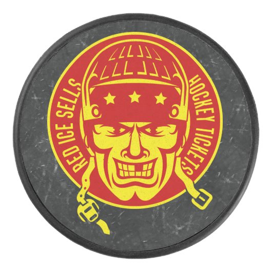 Red Ice verkauft Hockey Tickets Puck (Vorderseite)