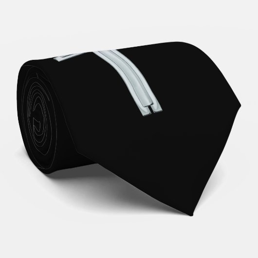 Red Ichthus Cross Krawatte (Gerollt)