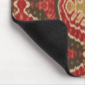 Red Ikat Mousepad (Ecke)