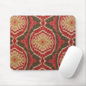 Red Ikat Mousepad (Mit Mouse)