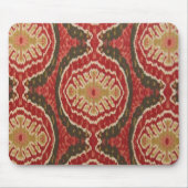 Red Ikat Mousepad (Vorne)
