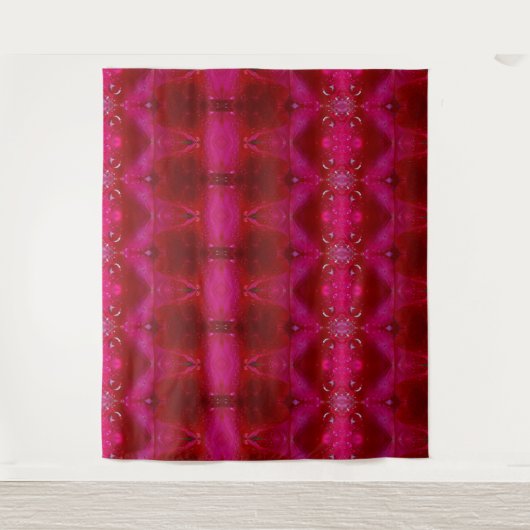 Red Ikat Wandteppich (Vorderseite)