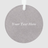 Red Illustration Eiffelturm White Daisies Gray Ornament (Rückseite)