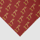 Red, Imitate Gold 17. (siebzehnte) Veranstaltung Seidenpapier (Ausschnitt)