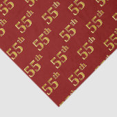 Red, Imitate Gold 55. (55.) Event Seidenpapier (Ausschnitt)