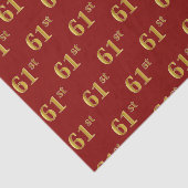 Red, Imitate Gold 61. (61. Seidenpapier (Ausschnitt)