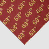 Red, Imitate Gold 68. (Achtundsechzigste) Veransta Seidenpapier (Ausschnitt)