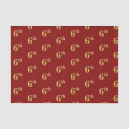 Red, Imitate Gold 6. (6.) Event Tissue Paper Seidenpapier
