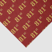 Red, Imitate Gold 81. (81. Seidenpapier (Ausschnitt)