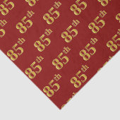 Red, Imitate Gold 85. (85.) Event Seidenpapier (Ausschnitt)