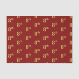 Red, Imitate Gold 8. (Achte) Event Tissue Paper Seidenpapier