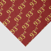 Red, Imitate Gold 93. (30.) Event Seidenpapier (Ausschnitt)