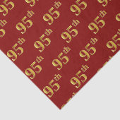 Red, Imitate Gold 95. (fünfundneunzigste) Veransta Seidenpapier (Ausschnitt)