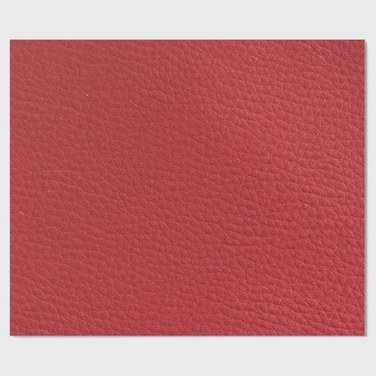 Red Imitate Texturleder Geschenkpapier (Flach)