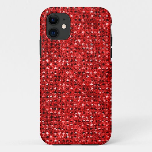 Red Imitats Jewels iPhone 5 Fall Case-Mate iPhone Hülle (Rückseite)