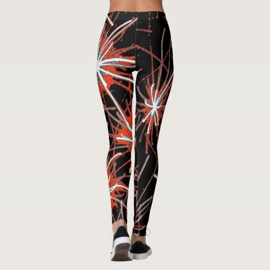 Red Impact Burst Leggings (Rückseite)