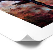 RED INDIAN JUNTING BUFFALO POSTER (Ecke)